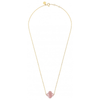 Necklace, Guava Quartz, Yellow Gold