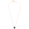 Necklace, Onyx, Diamonds, Rose Gold