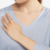 Collier Cœur Or Rose & Argent