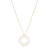 Yellow Gold Diamond Necklace Move Romane Long Diamond Pavé Necklace
