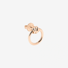 Boucle D'oreille Stud Nodo Or Rose