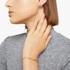 Boucle D'oreille Stud Nodo Or Rose