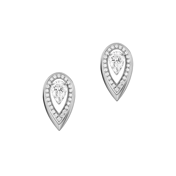Fiery 0.25ct White Gold Diamond Earrings