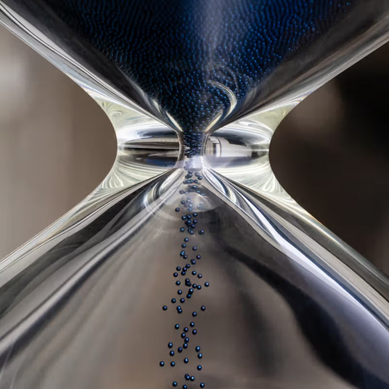 The Hourglass 10min Blue