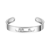 Move Joaillerie Bangle Large Size White Gold Diamond Bracelet