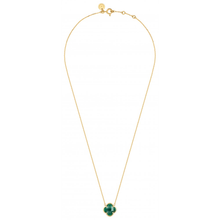  Green Agate Yellow Gold Victoria Necklace