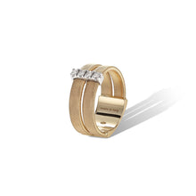  18kt yellow gold ring with diamond
