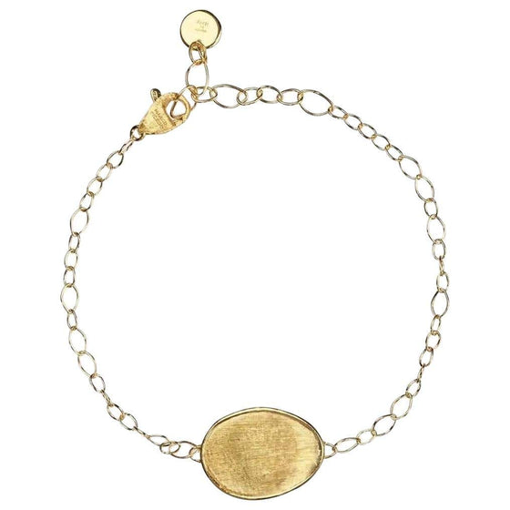 18kt yellow gold chain bracelet
