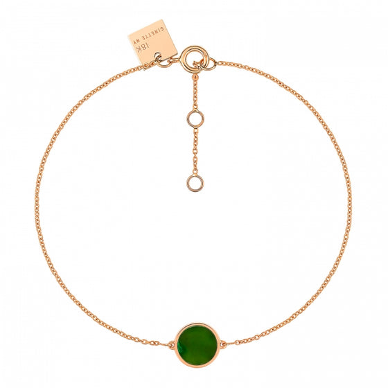 Bracelet Mini Ever Jade Disque Jade