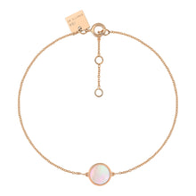  Ever mini pink mother-of-pearl disc bracelet