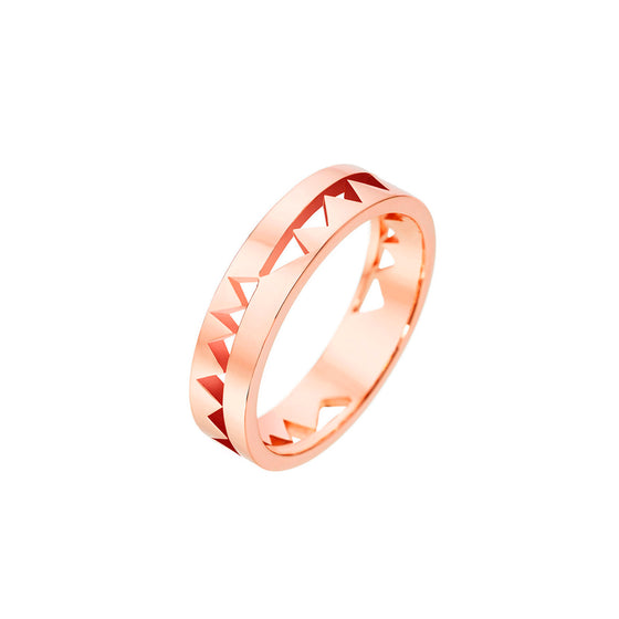 Bague pour homme et femme en or rose. Bague Capture Me Akillis RCA0005-OR