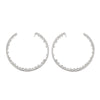 Boucles d'oreilles pour femme en or blanc et diamants. Boucle d'Oreille Capture Light Akillis ECA0005