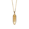 Collier pour homme et femme en or jaune avec un pendentif en forme de balle. Collier Bang Bang Akillis PBB0020-OJ