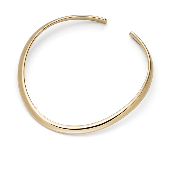 Collier jonc pour femme en or rose. Collier Flix Flex Oval 9 Isabelle Fa 22030/09/02OR