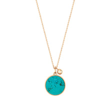  Ever turquoise disc necklace