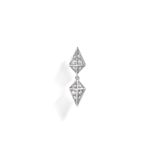 Boucle D'oreille Rockaway Diamants & Argent
