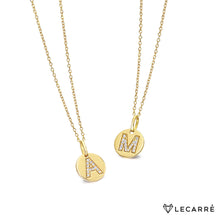  Le Carré Yellow Gold & Diamonds Necklace