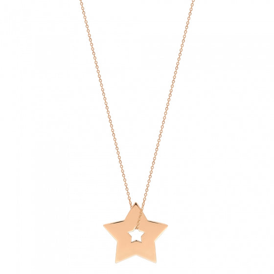 Milky Way Open Star Necklace