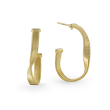  18kt yellow gold hoop earring