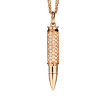  Akillis Fatal Attraction Pink Gold Diamond Pendant