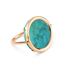  Fallen Sky turquoise disc ring