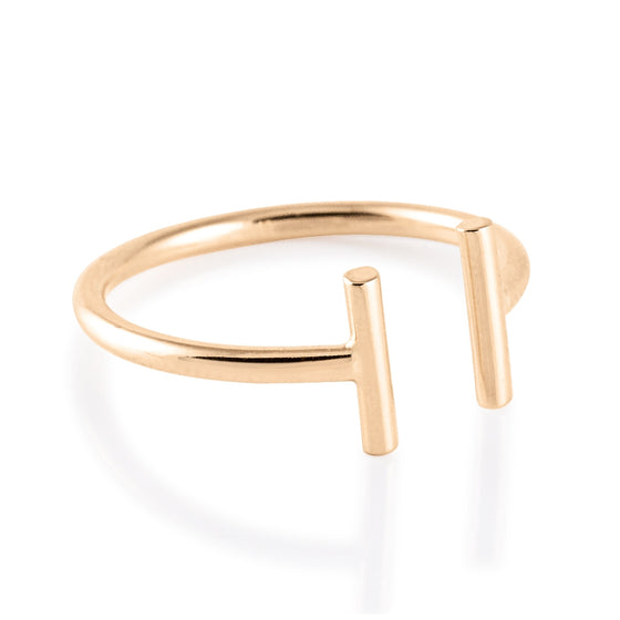 Gold Strip open ring