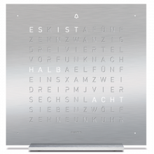  Qlocktwo Earth 13.5 Full Metal - SUISSE ALLEMAND